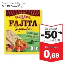 Sorli Old El Paso fajita sazonador oferta