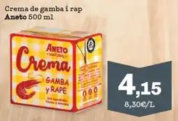 Sorli Aneto crema de gamba i rap oferta