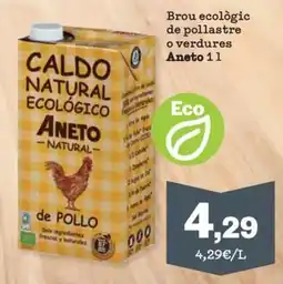 Sorli Aneto caldo natural ecológico de pollo oferta