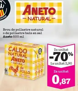 Sorli Aneto brou de pollastre natural o de pollastre baix en sal oferta