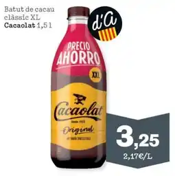 Sorli Cacaolat batut de cacau clàssic XL oferta