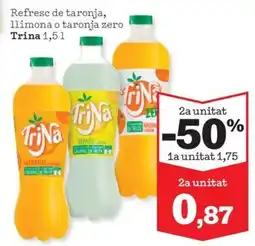 Sorli Trina refresc de taronja, llimona o taronja zero oferta