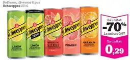Sorli Schweppes refrescos diversos tipos oferta