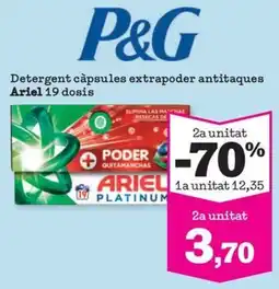 Sorli Ariel detergent capsules extrapoder antitaques oferta