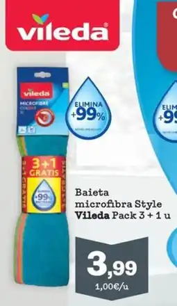 Sorli Vileda baieta microfibra style oferta