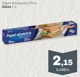 Sorli Selex papel aluminio oferta