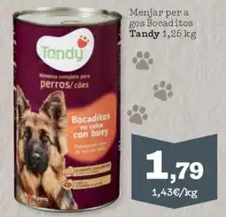 Sorli Tandy menjar per a gos bocaditos oferta