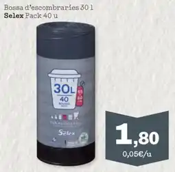 Sorli Selex bossa d'escombraries oferta