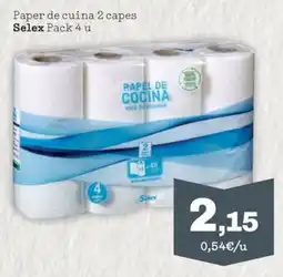 Sorli Selex papel de cocina 2 capes oferta
