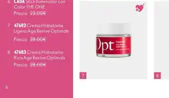 Optimals Crema Hidratante Ligera Age Revive