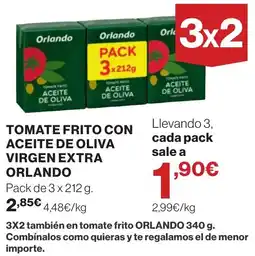 Supercor Orlando tomate frito con aceite de oliva virgen extra oferta