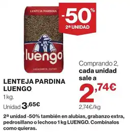 Supercor Luengo lenteja pardina oferta