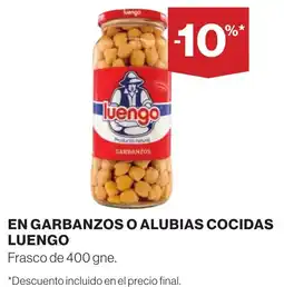 Supercor Luengo garbanzos o alubias cocidas oferta