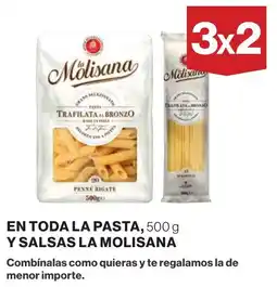 Supercor La molisana en toda la pasta y salsa oferta