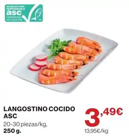 Supercor Langostino cocido ASC oferta