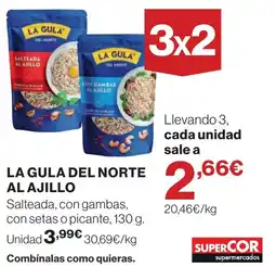Supercor La Gula del Norte al ajillo oferta