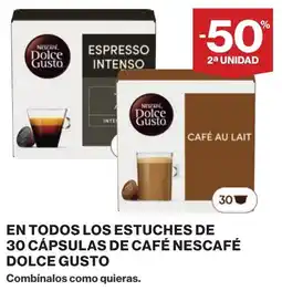 Supercor Nescafé Dolce Gusto en todos los estuches de 30 capsulas de cafe oferta