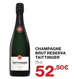 Supercor Taittinger champagne brut reserva oferta