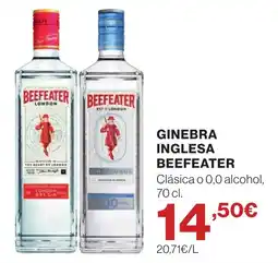 Supercor Beefeater ginebra inglesa oferta