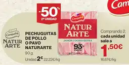 Supercor Campofrio pechuguitas de pollo o pavo naturarte oferta