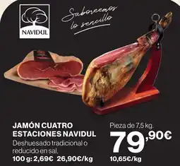 Supercor Navidul jamón cuatro estaciones oferta