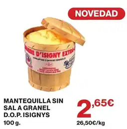 Supercor Mantequilla sin sal a granel oferta