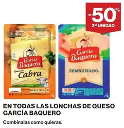 Supercor García Baquero lonchas de queso oferta