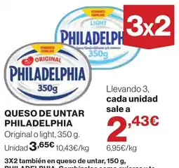 Supercor philadelphia queso de untar oferta