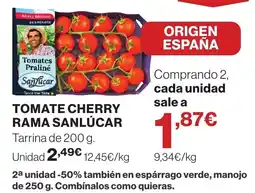 Supercor Tomate Cherry Rama Sanlúcar oferta
