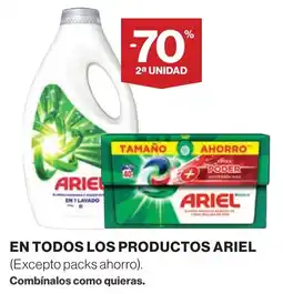 Supercor Ariel en todos los productos oferta
