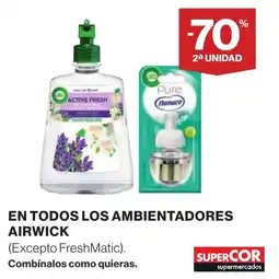 Supercor Airwick en todos los ambientadores oferta