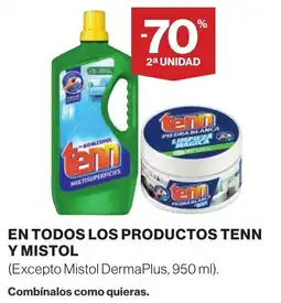 Supercor Tenn y Mistol en todos los productos oferta