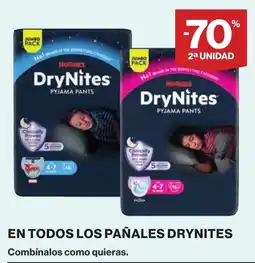 Supercor Huggies DryNites en todos los panales oferta