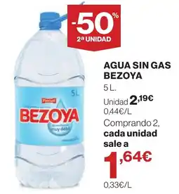 Supercor Bezoia agua sin gas oferta