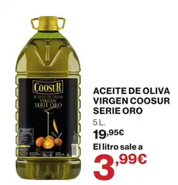 Supercor Coosur aceite de oliva virgen serie oro oferta