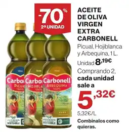 Supercor Carbonell aceite de oliva virgen extra oferta