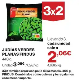 Supercor Findus judías verdes planas oferta