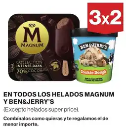 Supercor Magnum Ben&Jerry's en todos los helados oferta