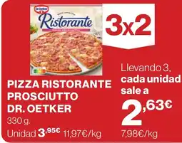 Supercor Dr. Oetker pizza ristorante prosciutto oferta