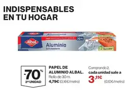 Supercor Albal papel de aluminio oferta