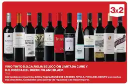 Supercor Vino tinto d.o.ca.rioja selección limitada cune y d.o. ribera del duero vilano black oferta