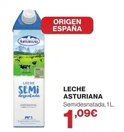 Supercor Leche Asturiana semidesnatada oferta