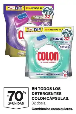 Supercor Colon en todos los detergent cápsulas oferta