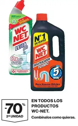 Supercor Wc-net en todos los productos oferta