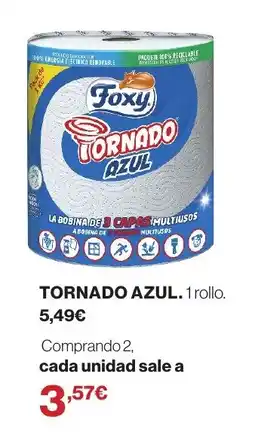 Supercor Foxy tornado azul oferta
