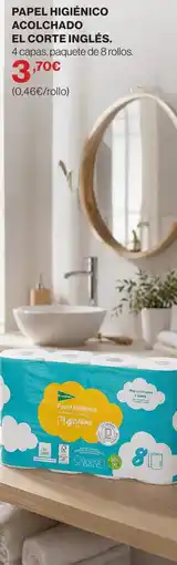 Supercor El corte inglés papel higiénico oferta
