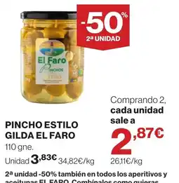 Supercor El Faro pincho estilo gilda oferta