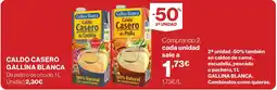 Supercor Gallina Blanca caldo casero de pollo oferta