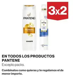 Supercor Pantene en todos los productos oferta