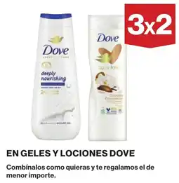 Supercor Dove en geles y lociones dove oferta